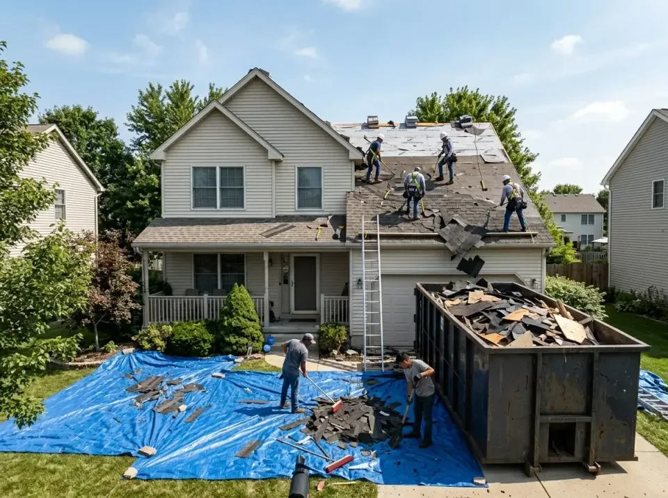 roof-replacement-debris-remova-004 — frequently asked questions, Cheapest Dumpster Rentals in Lindenhurst, IL